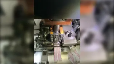 RH-06CC Automatic Ribbon Cable Two-Sided Terminal Crimping Machine